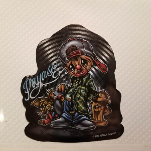 '00 Aztlan Graphics vending mach sticker holo Payaso - Picture 2 of 6